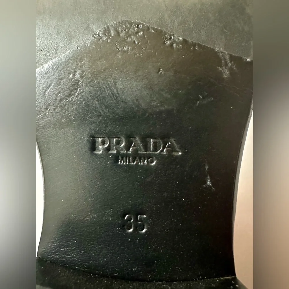 Prada Chelsea Boot Black size 35, US 5 - Picture 8 of 13